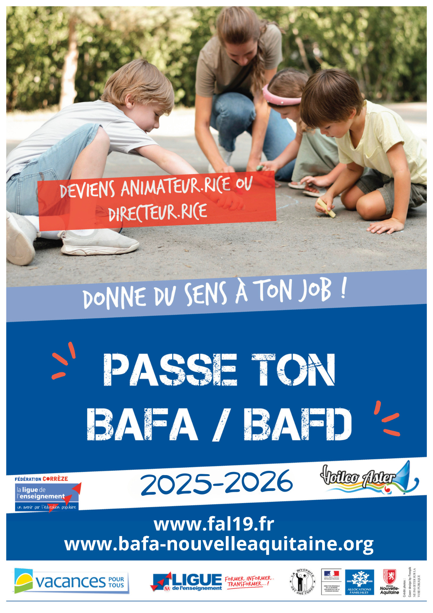 Calendrier BAFA BAFD 25 26 1