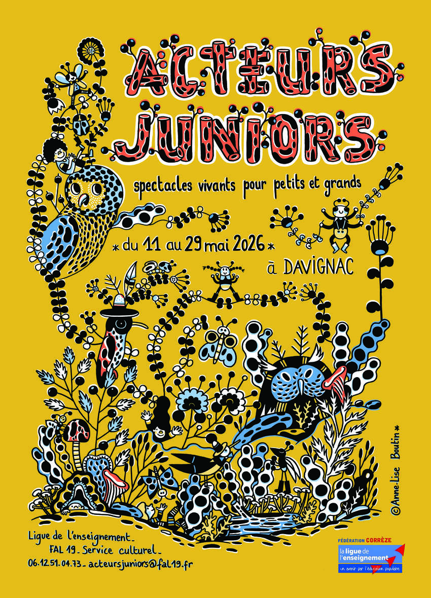 AFFICHE ACTEURS JUNIOR 2026